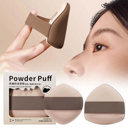 2-Pack Dual-Use Makeup Powder Puff Set – Dry & Wet Sponge Makeup Powder Puff Peaceful Pleasures Health and Wellness