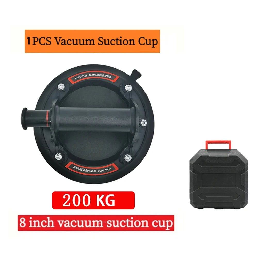 Vacuum Suction Cup 200kg Loading Capacity Heavy Duty Vacuum Spreader for Tile Adsorption Granite Glass Lifting 8inch Cup Peaceful Pleasures Health and Wellness with box 1