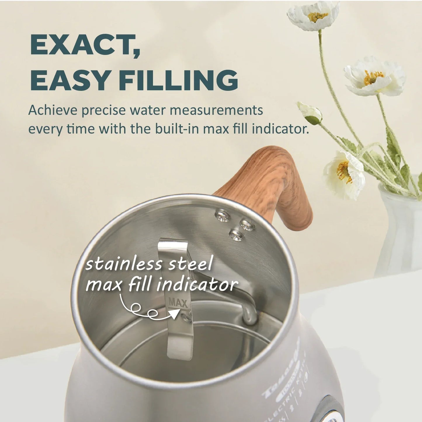 URGGU Stainless Steel Electric Kettle – 110V Temperature Control