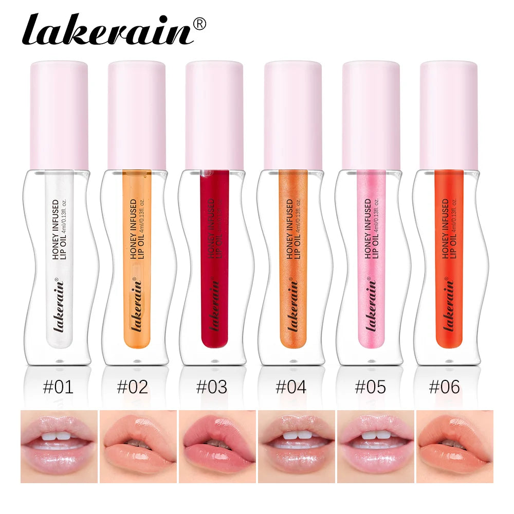 Crystal Fruit Honey Essence Lip Oil Sexy Plump Lip Jelly Strawberry Tinted Lip Liquid Waterproof Moisturize Oil Lipgloss Makeup Peaceful Pleasures Health and Wellness