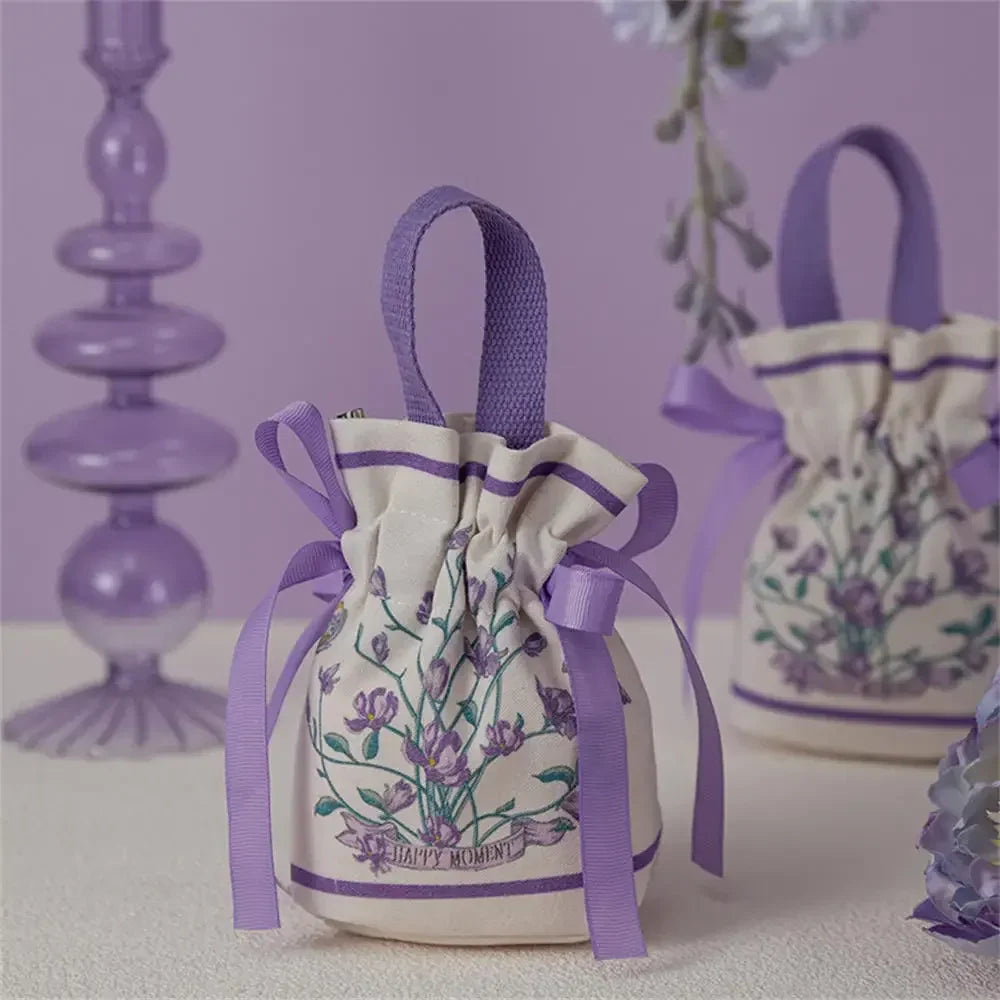 Canvas Drawstring Candy Gift Bags – Wedding & Party Favours