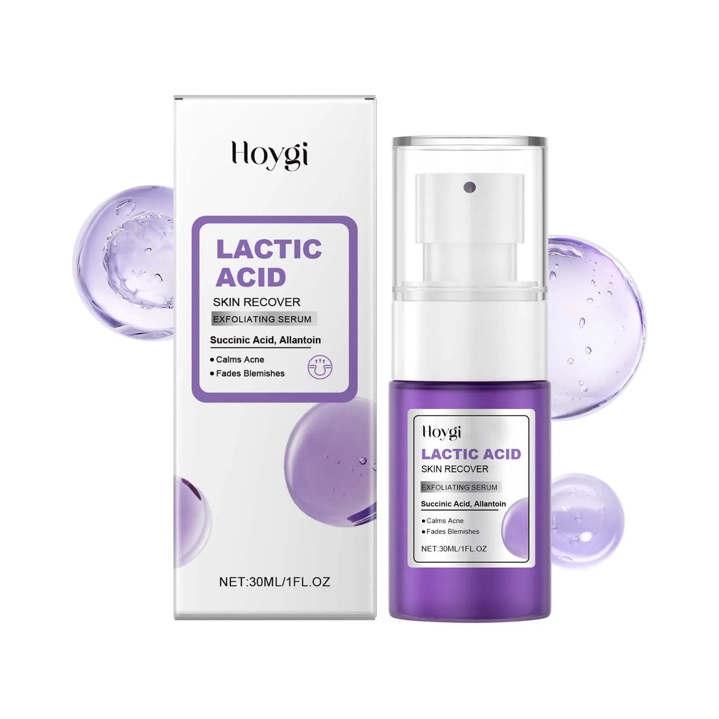 Lactic Acid Exfoliating Serum – Acne, Pores & Brightening