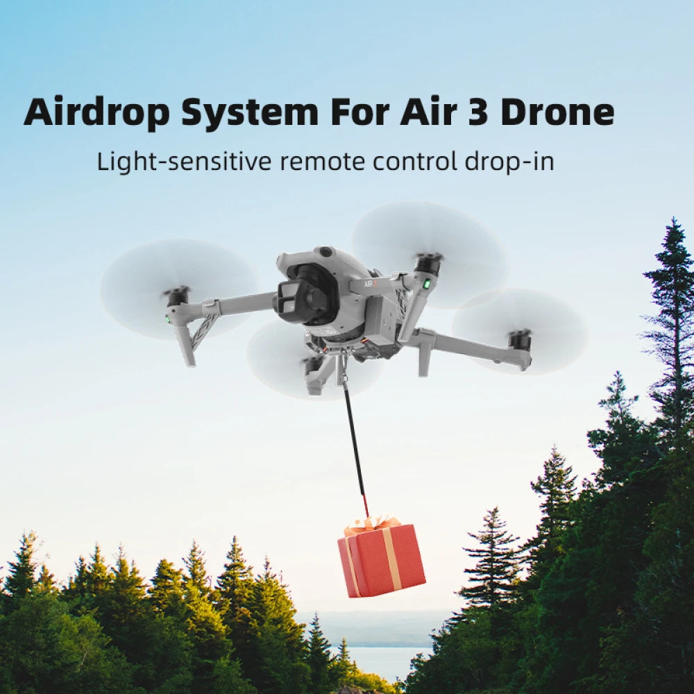 1 PCS Payload Release Kits And 1 Set Landing Gear For DJI AIR3 Air Aerial Gift Thrower Accessories Peaceful Pleasures Health and Wellness