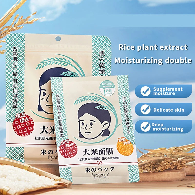 Fatini Rice Face Mask – Hydrating, Moisturizing & Pore Firming