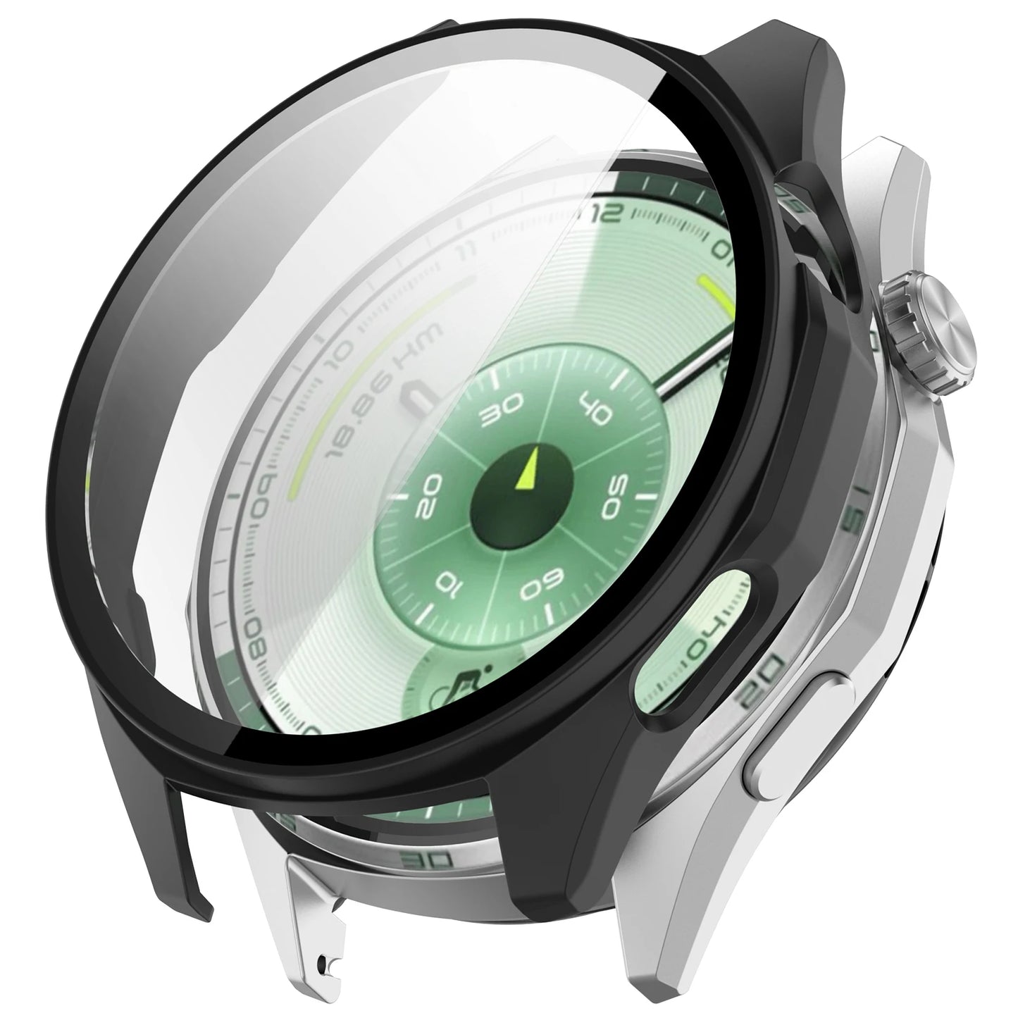 Huawei Watch GT6 46mm Case – PC & Tempered Glass Cover Peaceful Pleasures Health and Wellness
