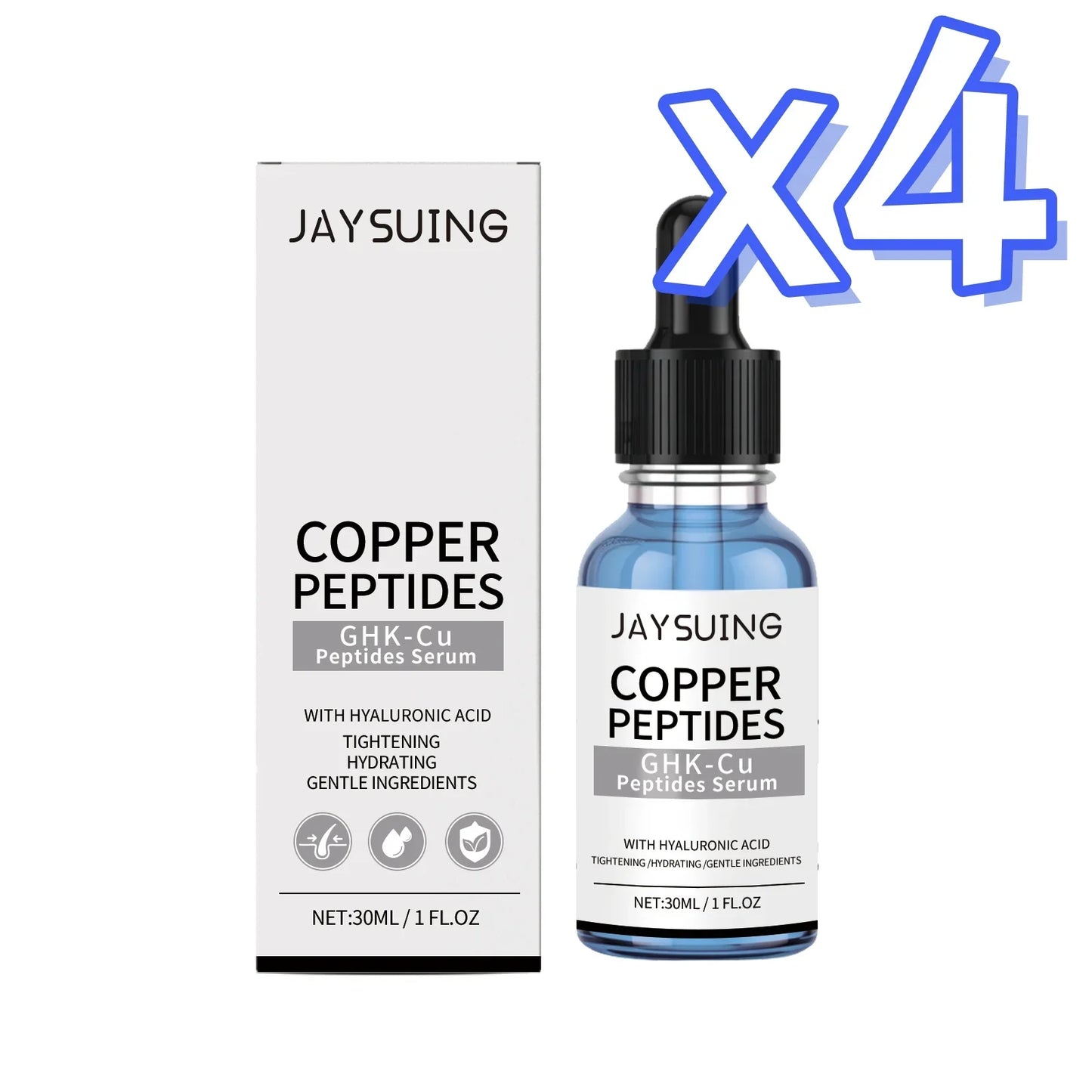 Copper Peptide & Hyaluronic Acid Face Serum – Firm & Brighten