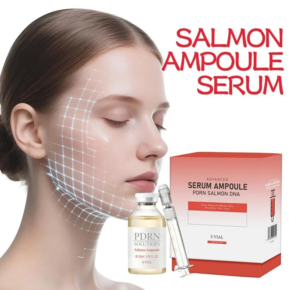 Korean S VIAL Advanced Serum Ampoule - PDRN Salmon DNA, Natural Stem Cell Complex, Deep Repair & Renew Skin, Brighten, Anti-Age Peaceful Pleasures Health and Wellness