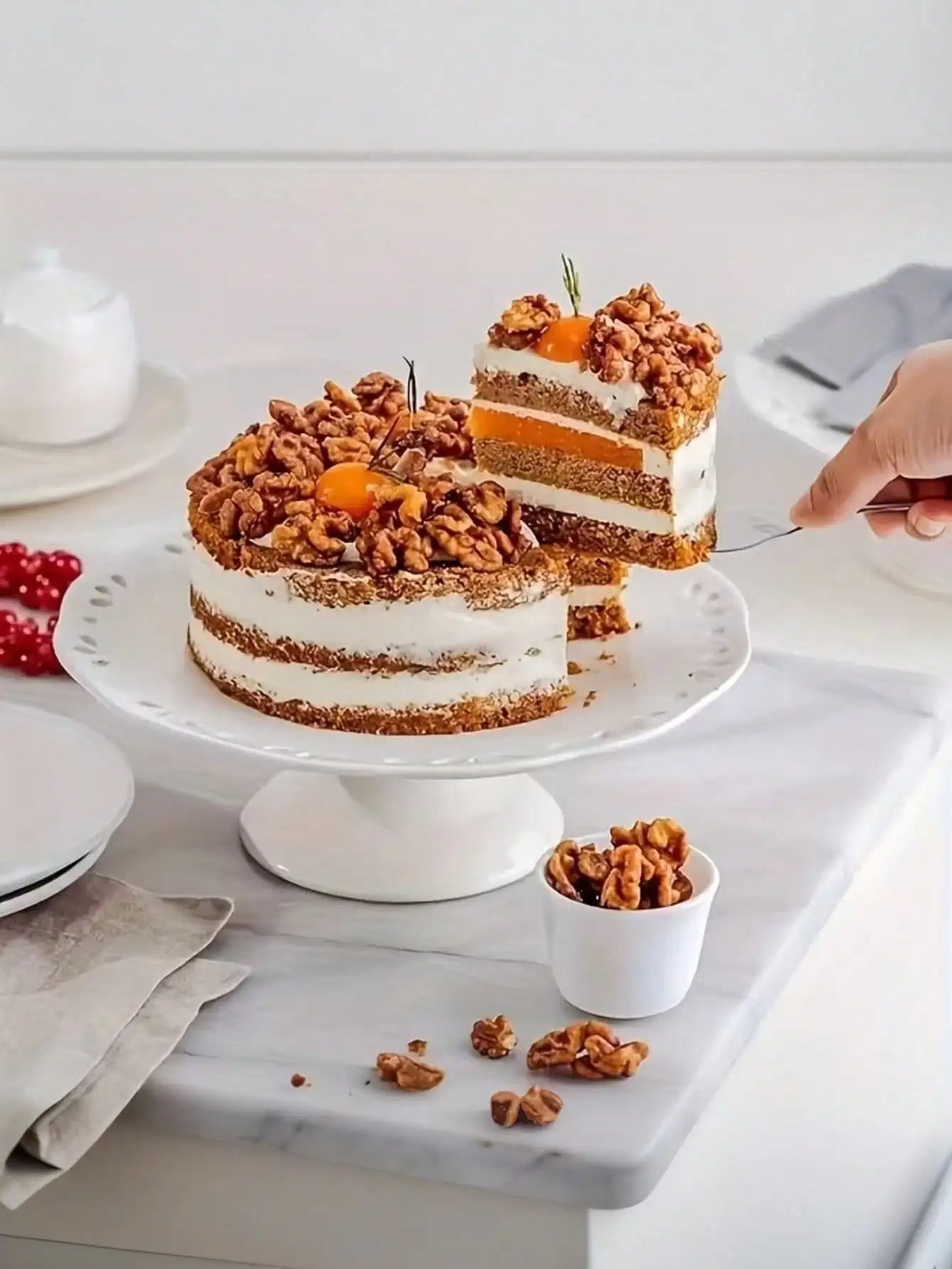 Personalized Engraved Stainless Steel Cake Serving Set | Wedding Gift