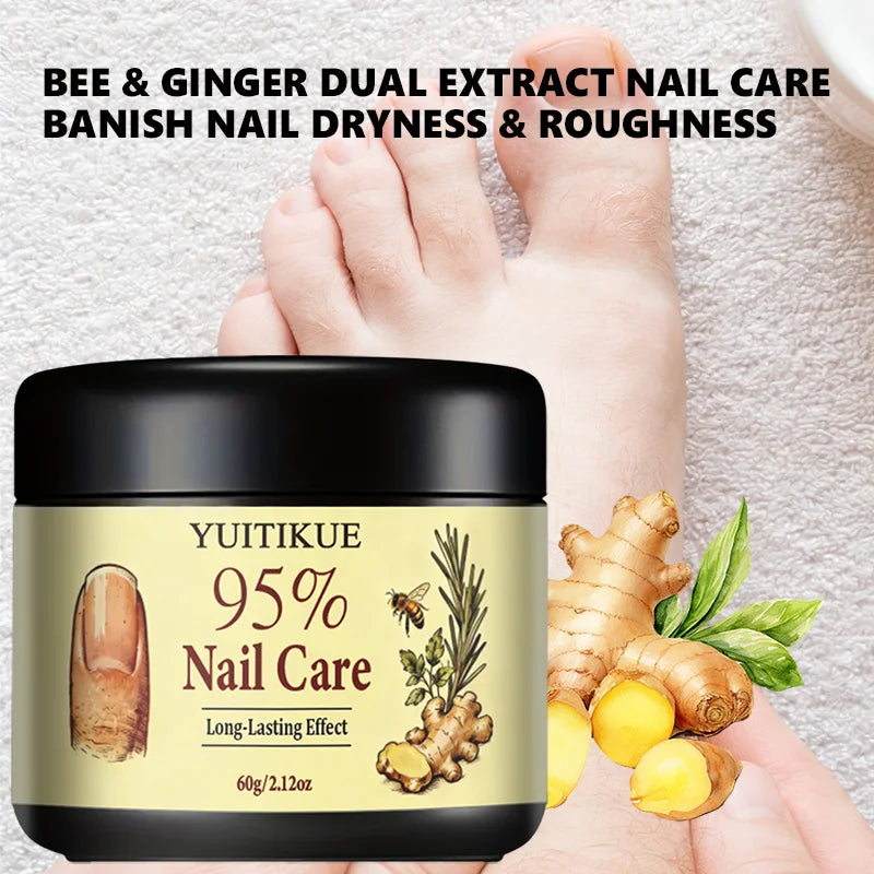 Yuitikue 95% Nail Care Cream, 60g Long-Lasting Nail Repair Cream for Strengthening Nails & Improving Nail Health Peaceful Pleasures Health and Wellness