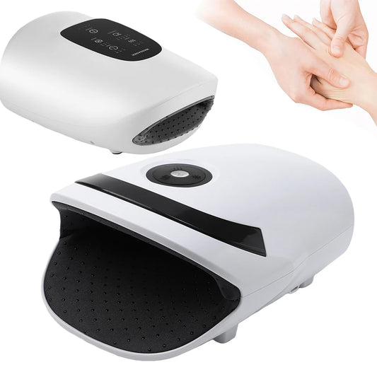 Smart Airbag Hand Massager Wireless Electric Hot Compress Carpal Tunnel Palm Acupoint Massager Vibration Kneading Finger Relax Peaceful Pleasures Health and Wellness