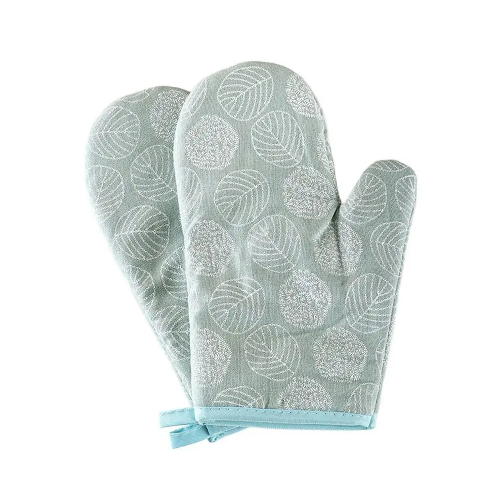 Durable Thickened Microwave Gloves Heat Resistance Anti-scald Oven Mitts Portable Kitchen Tools Peaceful Pleasures Health and Wellness Green