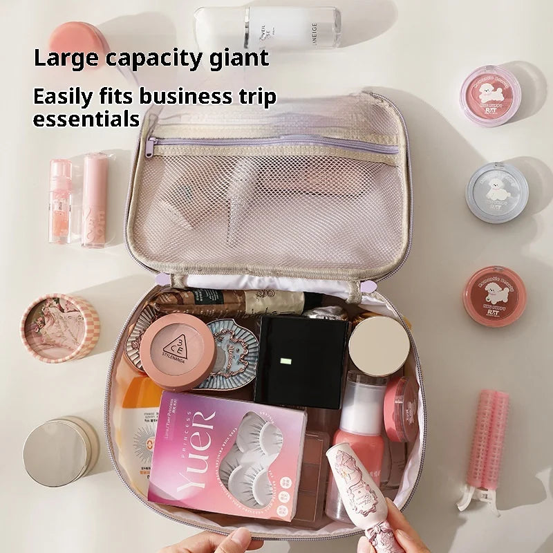 Hot Striped Travel Storage Bag, Bathroom Cosmetics, Dry and Wet Separation, Wash Bag, Multi-functional Bedroom Storage Bag Peaceful Pleasures Health and Wellness