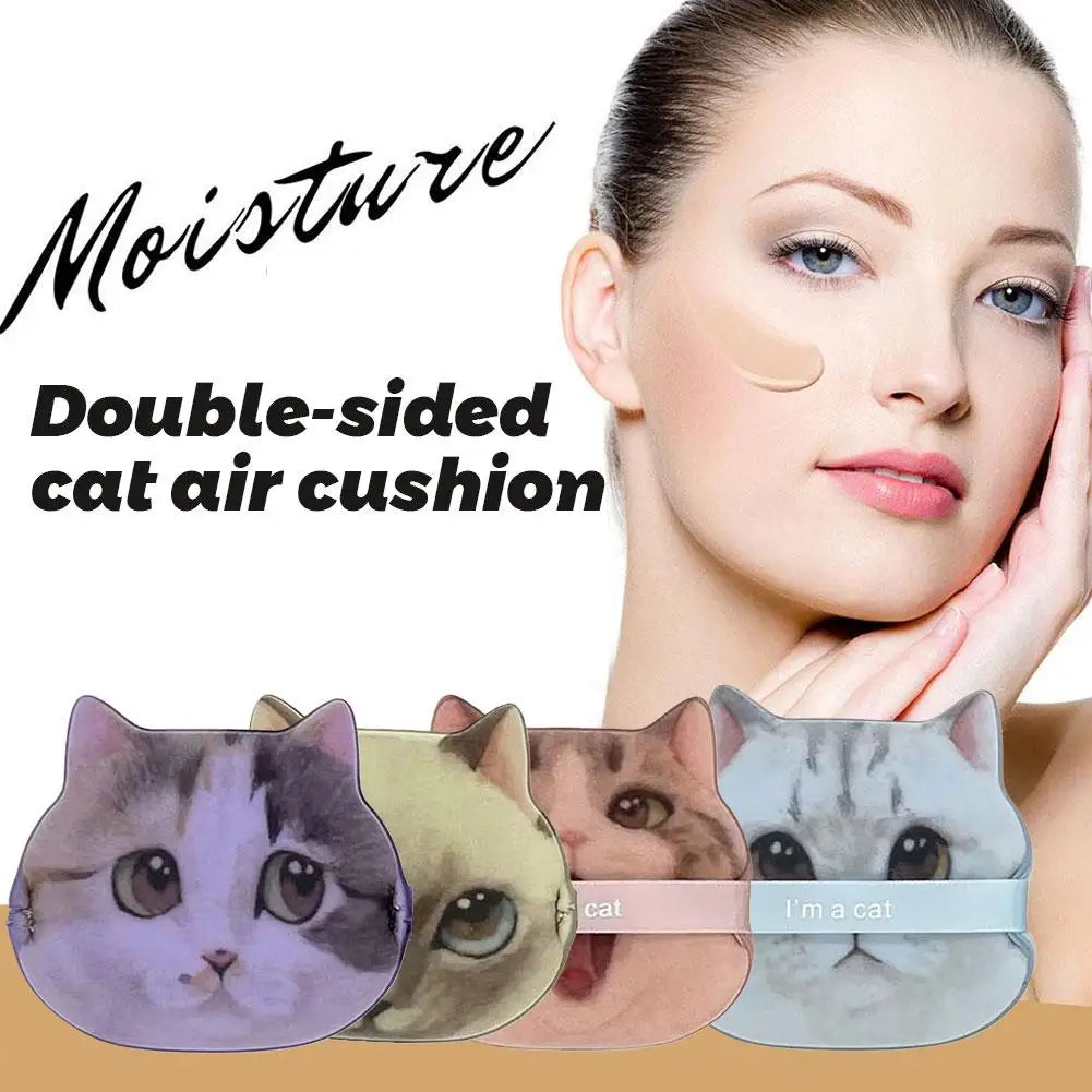 BIOAOUA Cat Air Cushion Powder Puff – Dry Wet Foundation