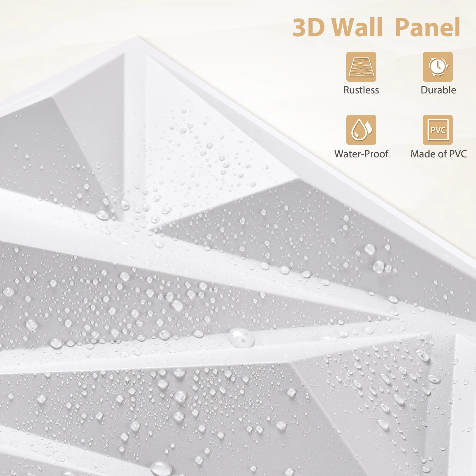 20/30pcs 3D pvc wall panels for indoor wall decoration, for living room hall bedroom hotel office,including tape Peaceful Pleasures Health and Wellness
