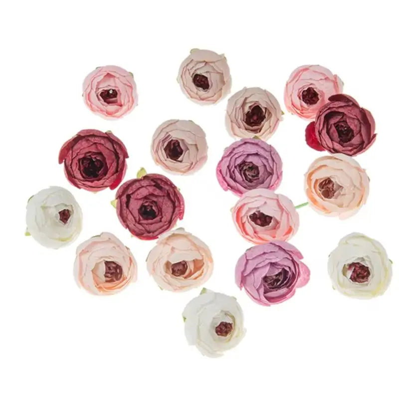 Silk Rose Tea Bud Artificial Flowers – Wedding & Home Decor