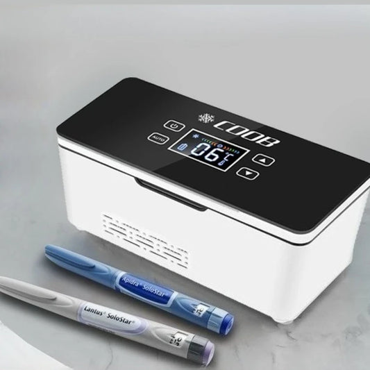 Portable USB Insulin Cooler Rechargeable Car Home Dual Use Mini Medicine Fridge for Growth Hormone Storage Peaceful Pleasures Health and Wellness
