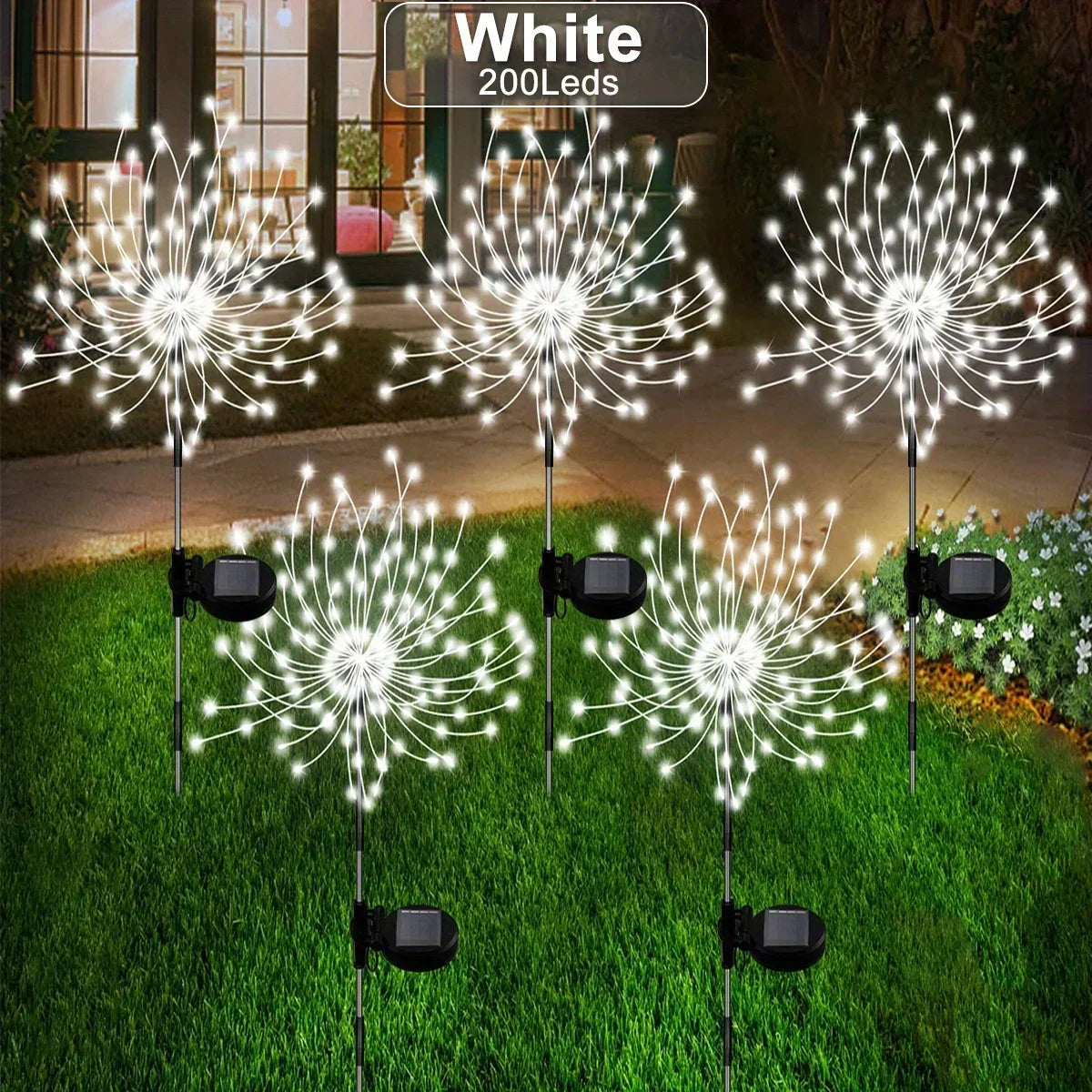 Solar Fireworks Lights Outdoor – Garden, Patio & Party Décor