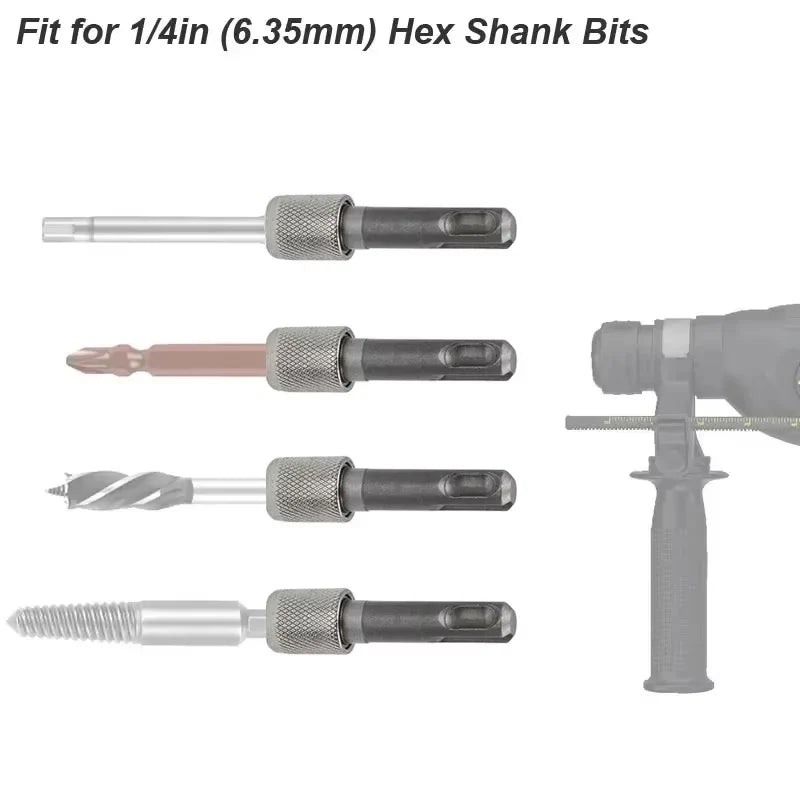 SDS Convert 1 4 Hex Shank Adapter Hexagonal Converter Electric Hammer