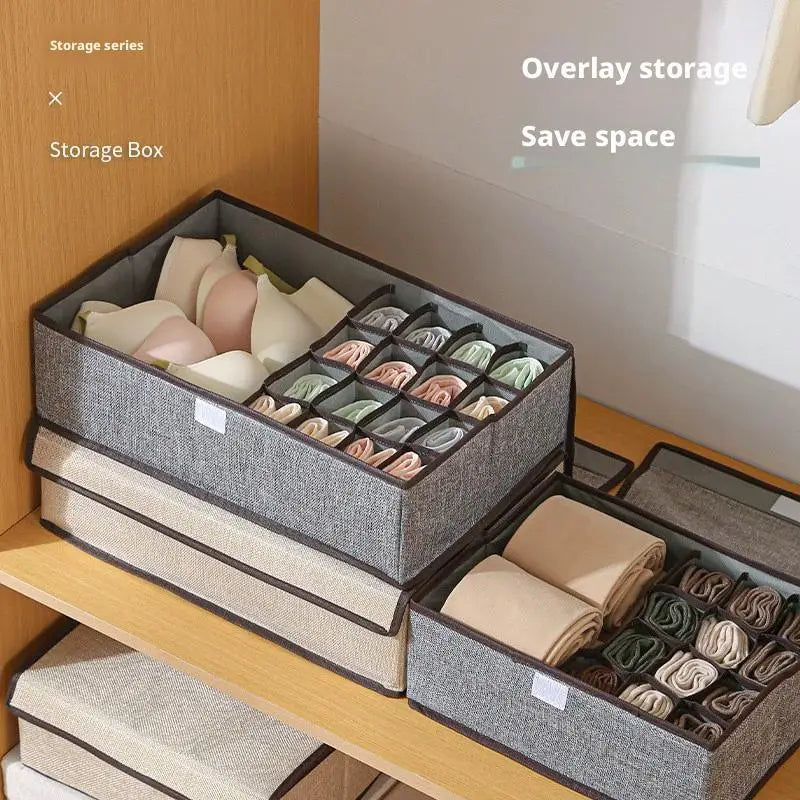 Cabinet Underwear Organizer Drawer Clothes Organizer Boxes Closet Storage Organizer for Underwear Bra Socks Underpants Peaceful Pleasures Health and Wellness