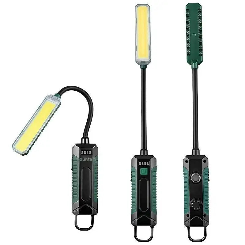 HELTC Magnetic LED Work Light | 360° Bendable COB Rechargeable