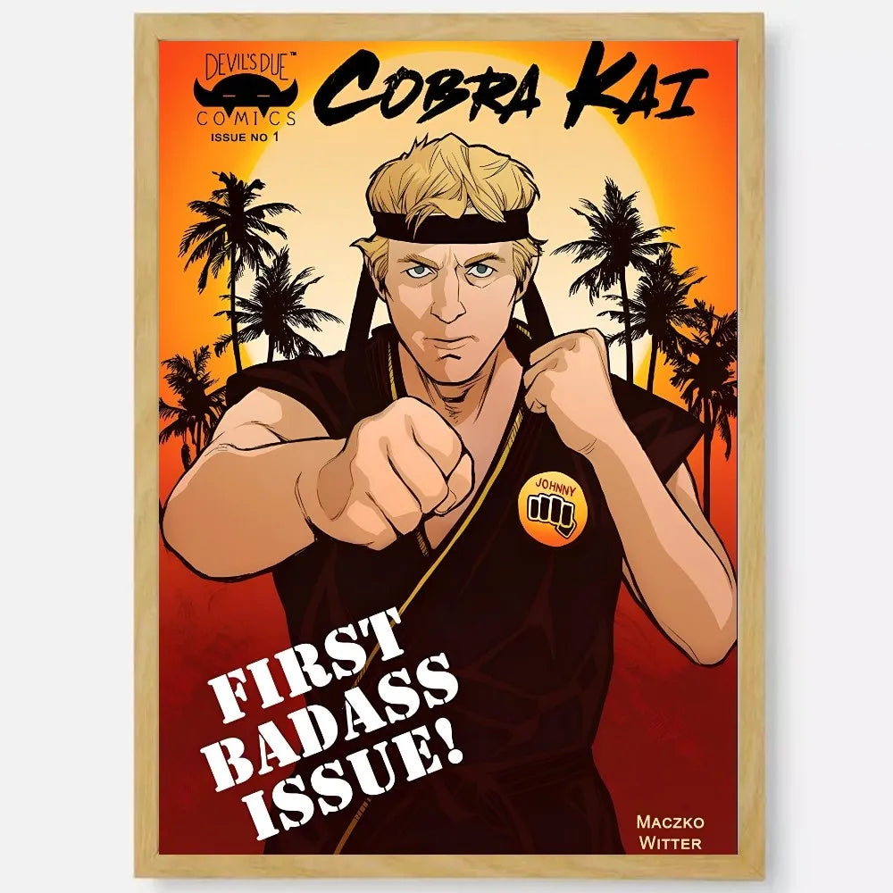 Cobra Kai HD Waterproof PVC Wall Poster | Home Décor Art Wall Art Poster Peaceful Pleasures Health and Wellness z7 30X40cmNoframe