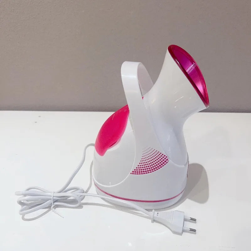 Facial Steamer - Nano Ionic Face Steamer Warm Mist Steamer for Home Sauna SPA, Humidifier for Face Steamer for Deep Cleaning Peaceful Pleasures Health and Wellness EU Plug