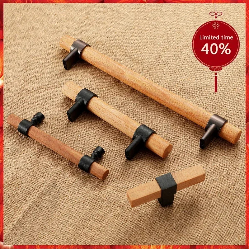 Wood Cabinet Handles & Drawer Knobs | 128mm & 160mm