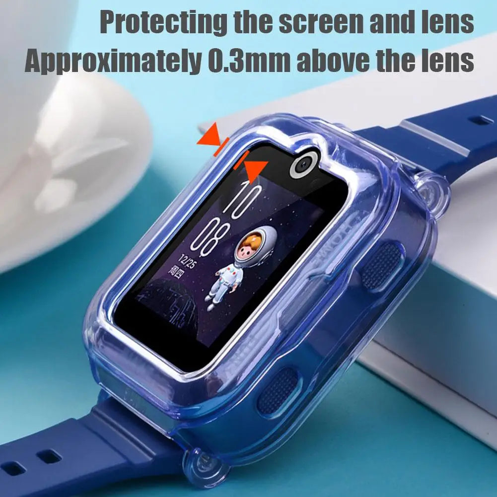 For Huawei Watch KIDS 4 PRO Samrwatch Watch Case TPU PC Cover Protection Screen Lens Scratch-resistant Drop Watch Case Peaceful Pleasures Health and Wellness