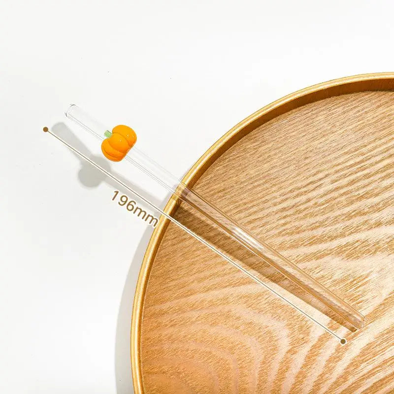 Reusable Glass Drinking Straw with Brush | BPA-Free Eco Gift