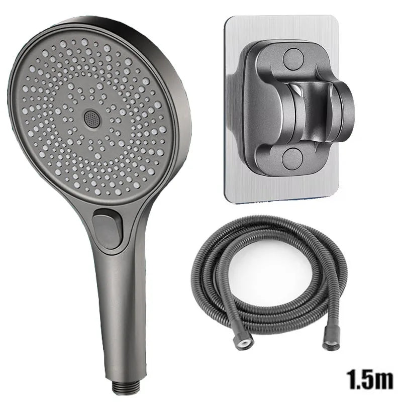 3-Mode High Pressure Handheld Shower Head | ABS Plastic