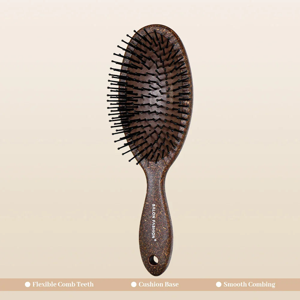 Wood Paddle Hair Brush – Scalp Massage & Detangling Comb
