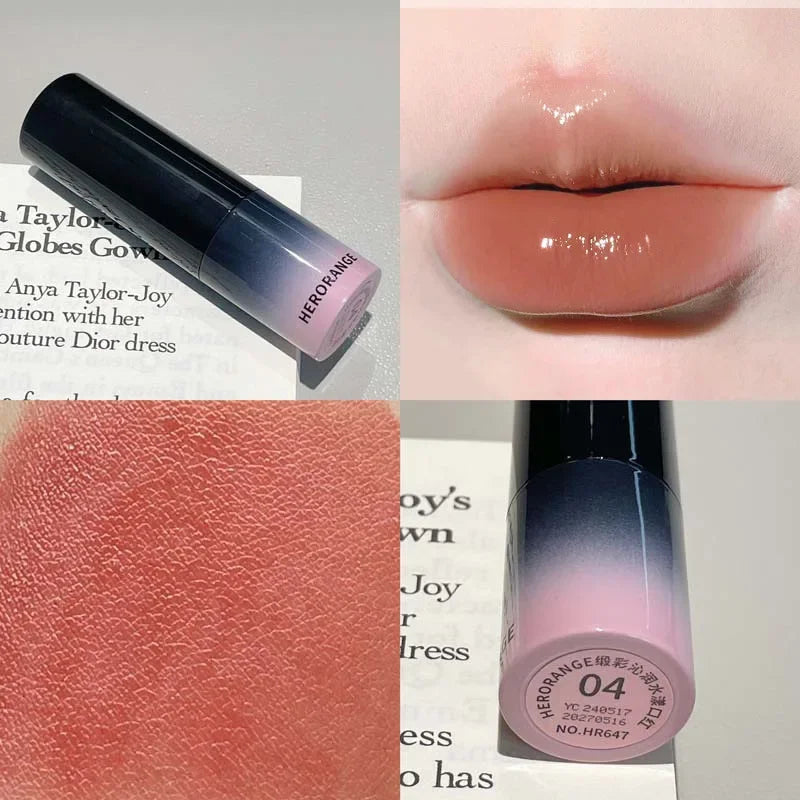 HERORANGE Mirror Lips Plumping Moisturizing Lipstick | K-Beauty