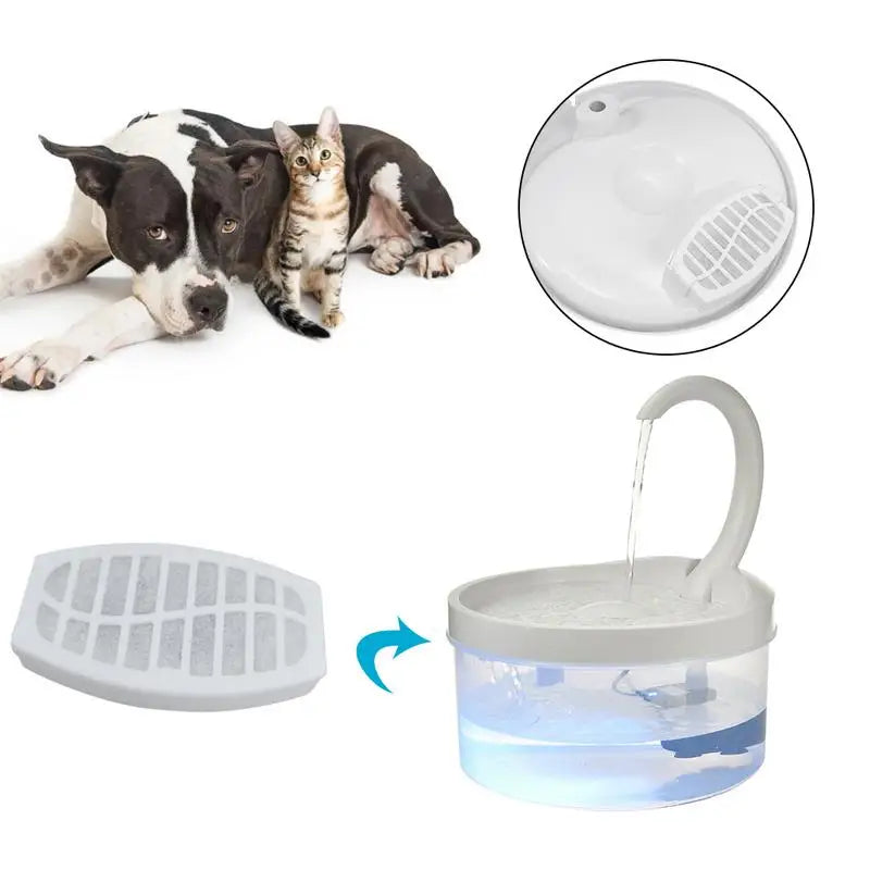 4PCS Cat Water Fountain Filter Carbon Replacement Filters for Pet Water Dispenser Peaceful Pleasures Health and Wellness