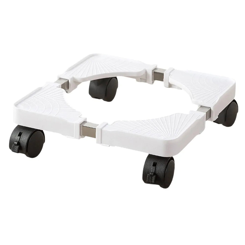 Adjustable Movable Appliance Base with 4 Caster Wheels