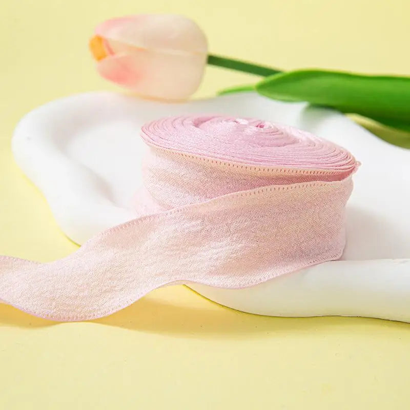 Fishtail Ruffled Linen Ribbon Roll – Weddings, Gifts & Crafts
