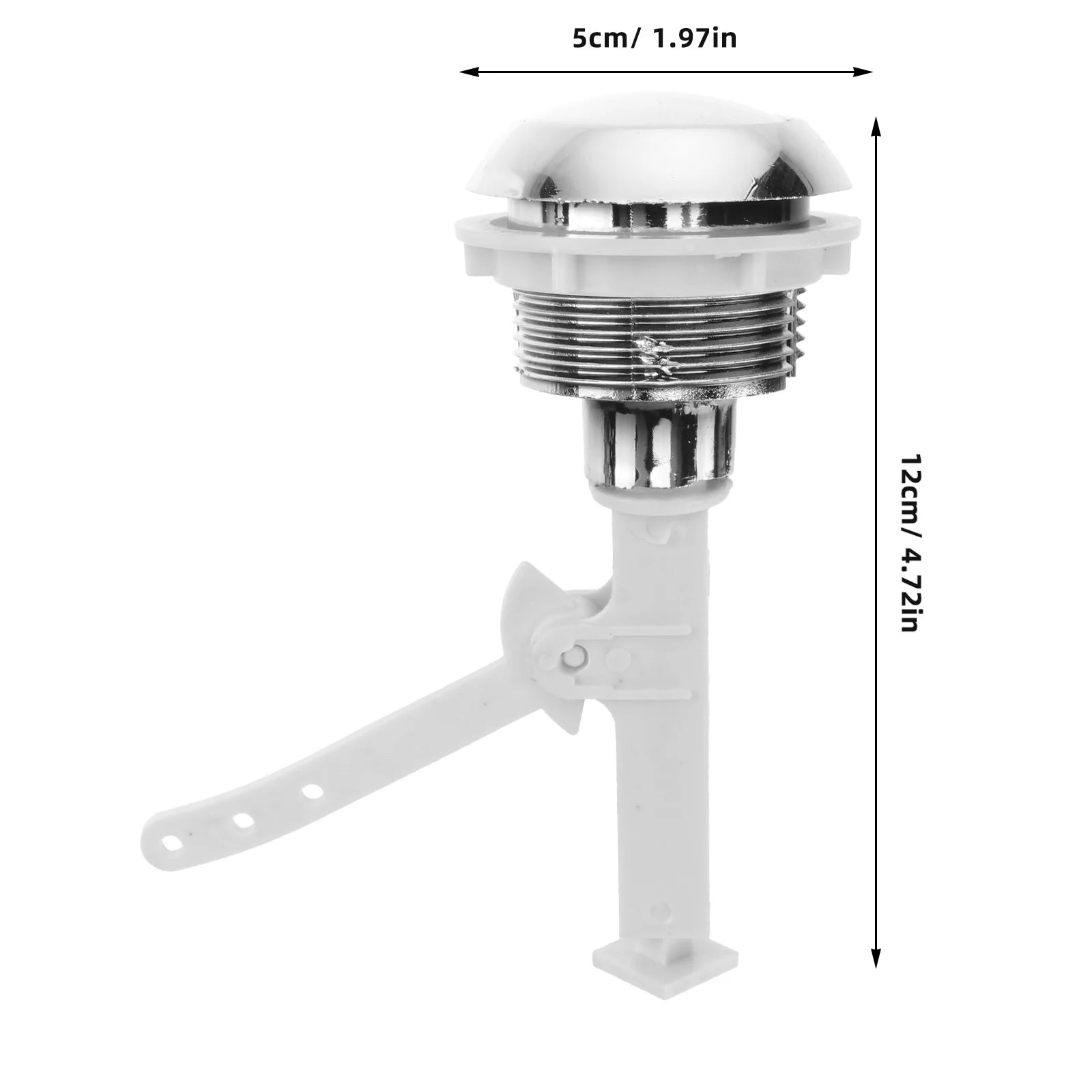 Push Button Toilet Flush Kits Rods Round Valve Push Button Flush Toilet Seat Water Tank Valve Home Hotel Hardware Accessories Peaceful Pleasures Health and Wellness