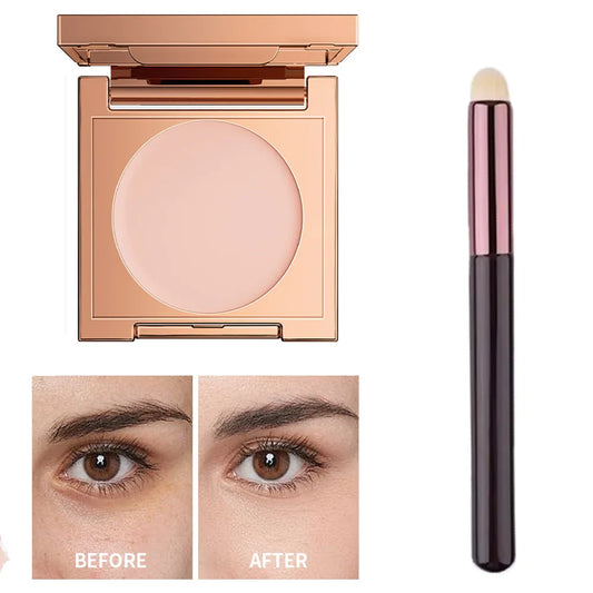 ibcccndc CC Under Eye Concealer with Brush – Full Coverage Under Eye Concealer Oasis Select