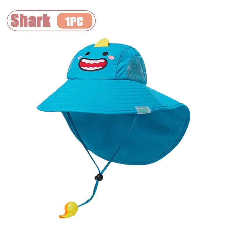 Kids Wide Brim UV Sun Hat | Boys & Girls Bucket Cap