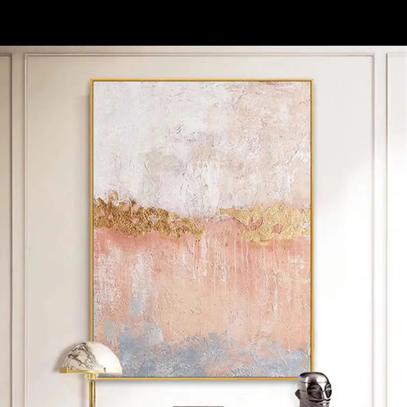 Abstract Handmade Canvas Frameless Oil Painting Wall Decoration, Art Picture, Size Can Be Customized to hang in the Hotel Ro Peaceful Pleasures Health and Wellness no frame 2 100cmx200cm
