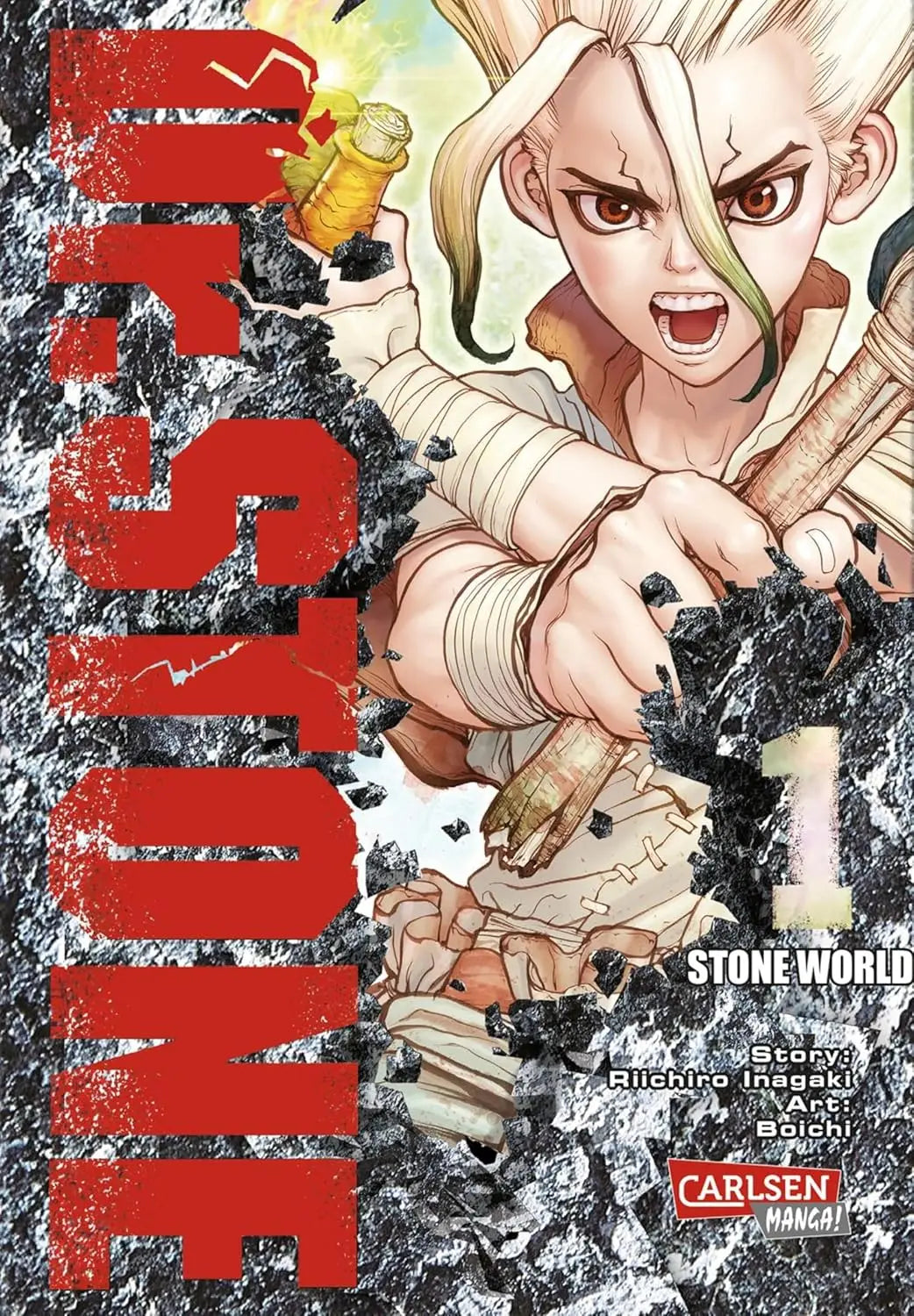 Dr. Stone Anime Canvas Wall Art Poster | Retro Graffiti Fan Gift