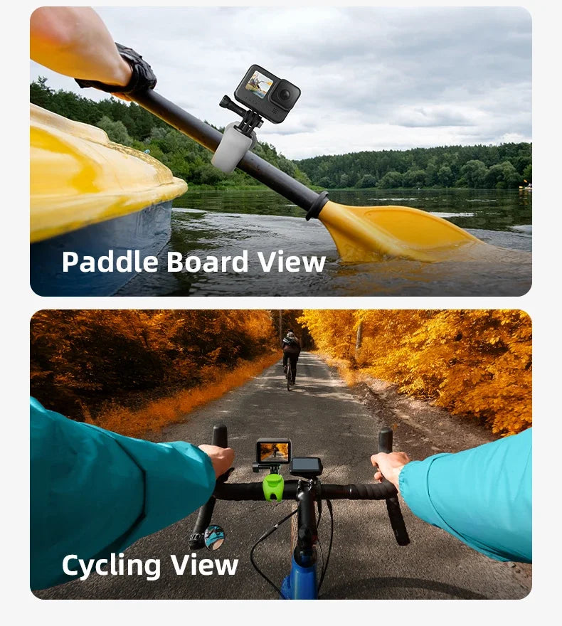TELESIN Action Camera Mount silica adaptable Mini Flexible Bracket For Gopro Insta360 DJI Action Camera Accessories Peaceful Pleasures Health and Wellness