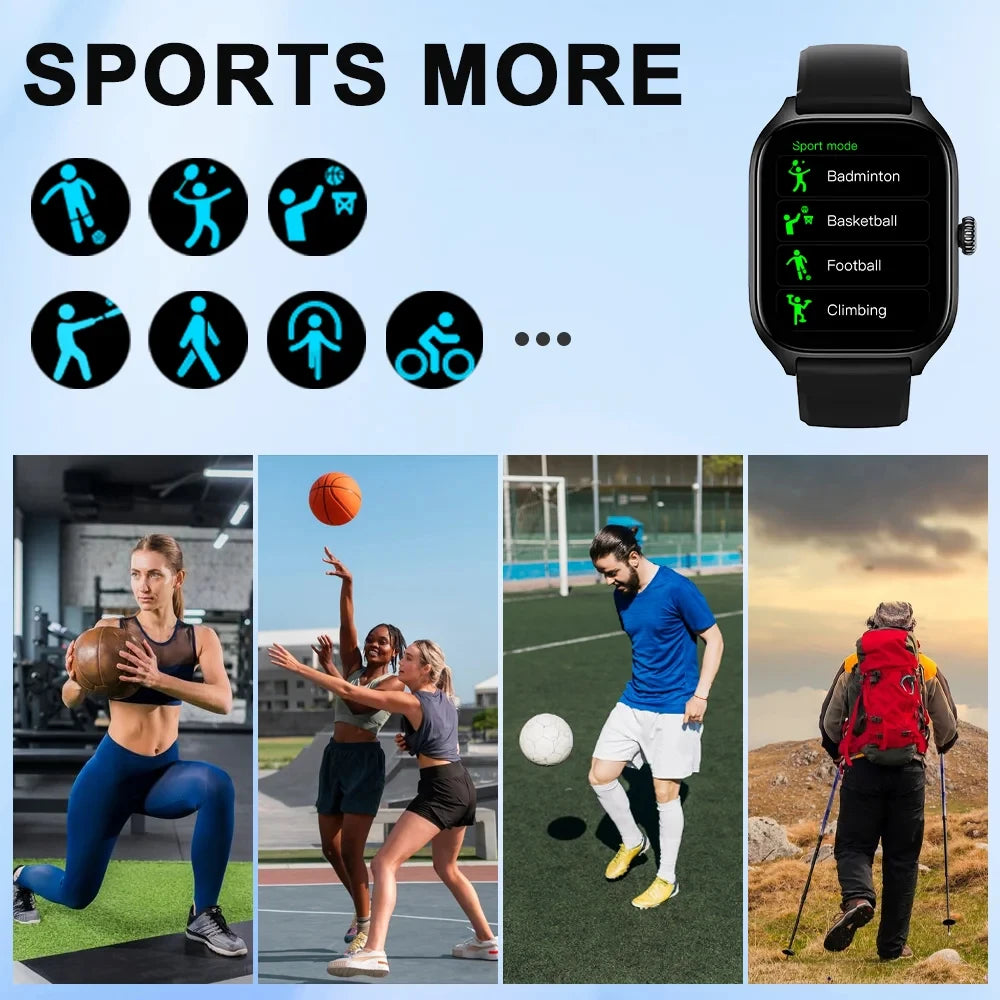 CHAONB Smart Watch – Fitness Tracker for Android & iOS