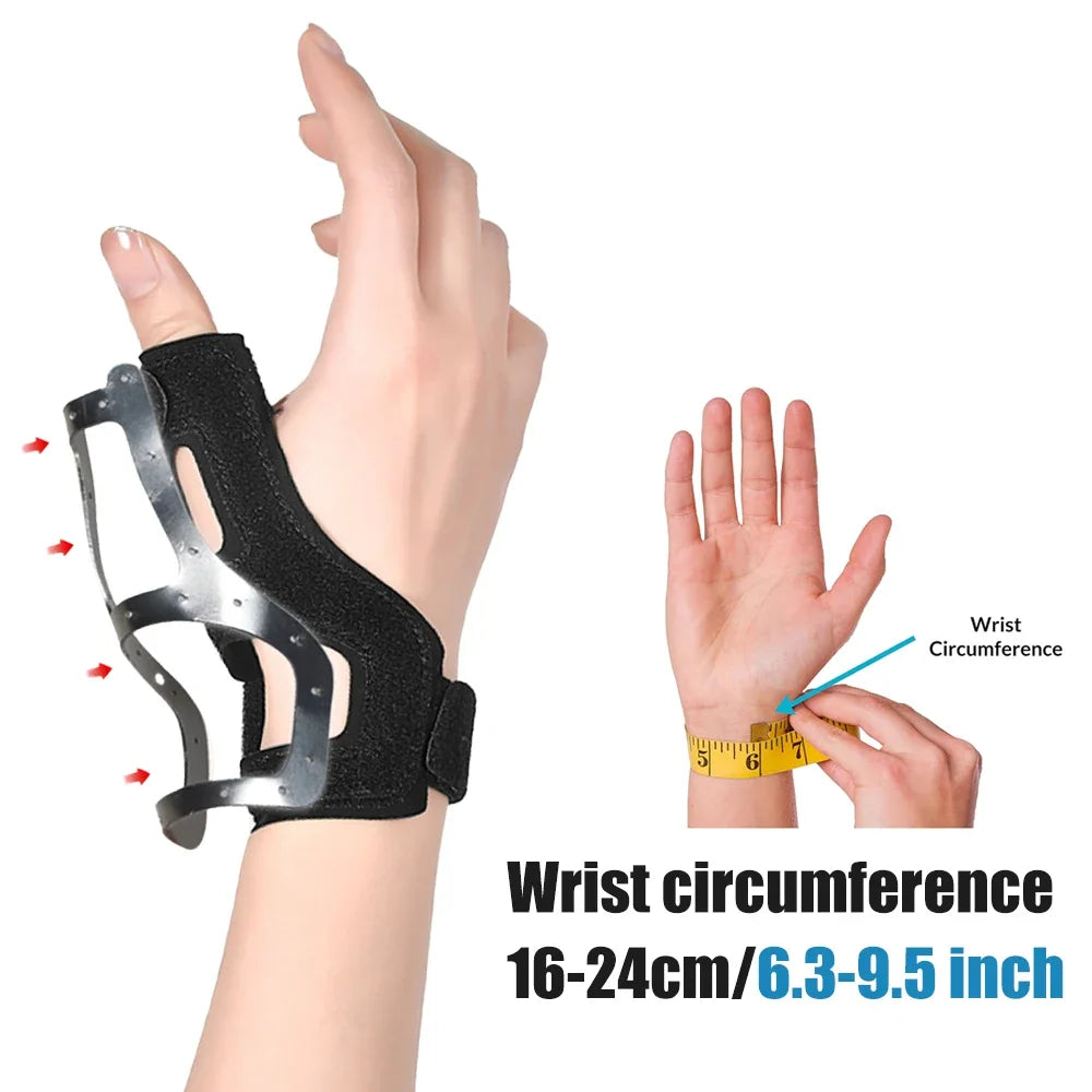 WEFITON 1PCS Universal Thumb Brace for Both Hands, CMC Support Splint for Arthritis, Trigger Thumb & De Quervain's Pain Relief Peaceful Pleasures Health and Wellness