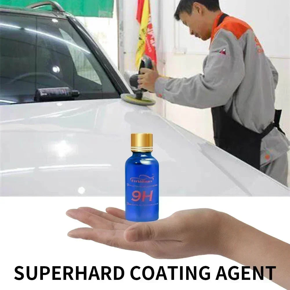 3PCS 9H Car Liquid Ceramic Coat Super Hydrophobic Glass Coating Set Polysiloxane and Nano materials Ceramics For Cars Peaceful Pleasures Health and Wellness