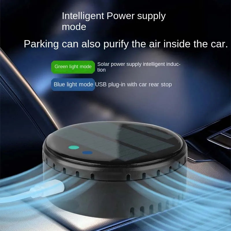 New Car Air Purifier Home Car Dual-Purpose Solar Anion Formaldehyde Odor Removal Disinfection Odor Cleaner Car Air Purifier Peaceful Pleasures Health and Wellness