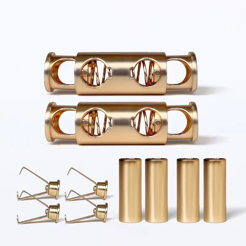Spring Buckle No Lace Rope Lock Installation Shoelaces Hoodies