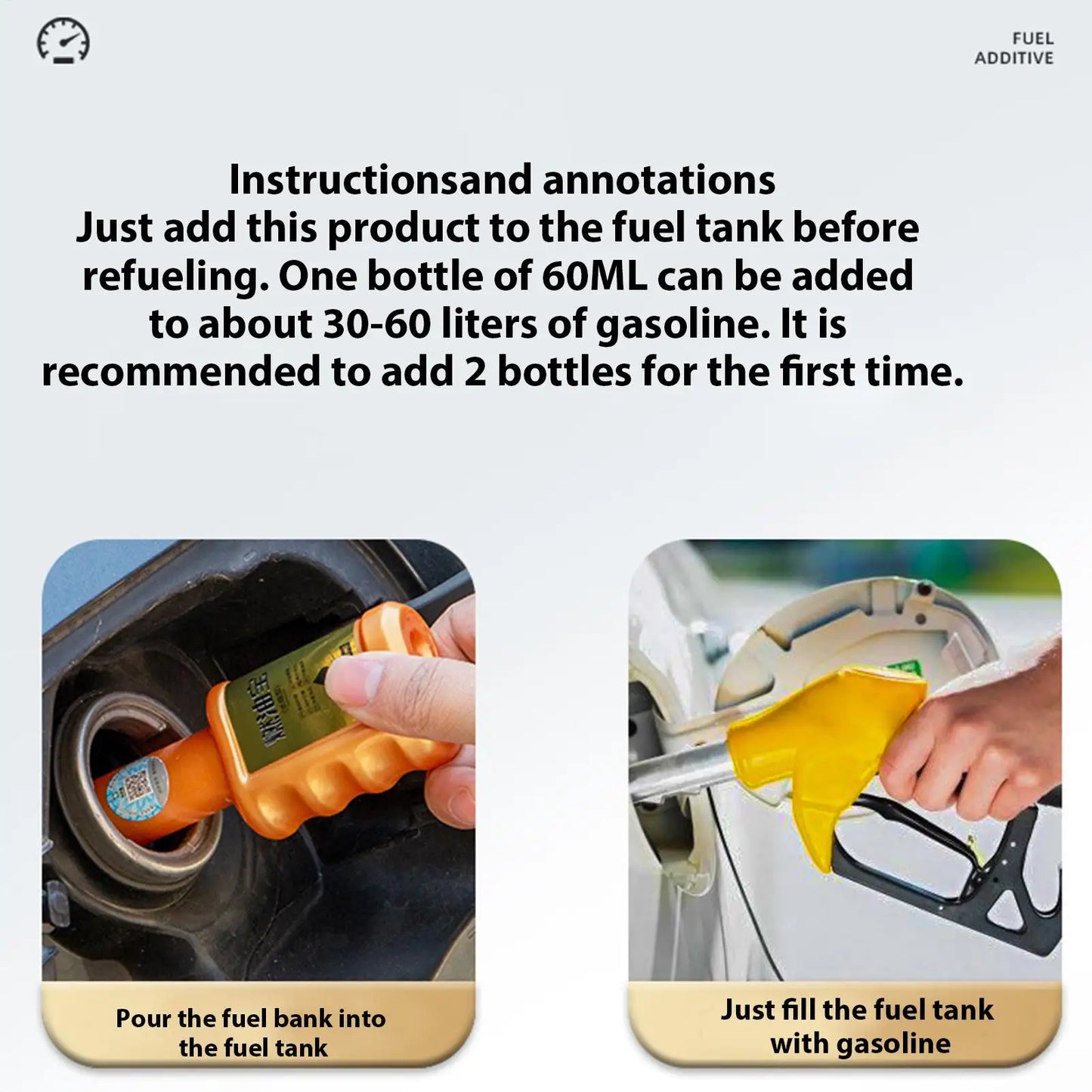 Fuel Injector & Carbon Cleaner – 60ml Gas & Diesel Additive