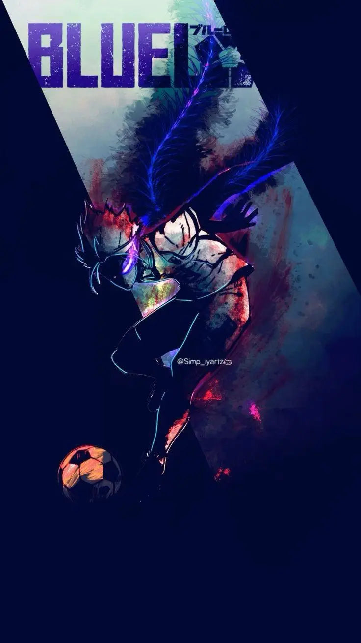 Blue Lock Anime Canvas Poster – HD Football Wall Art Decor