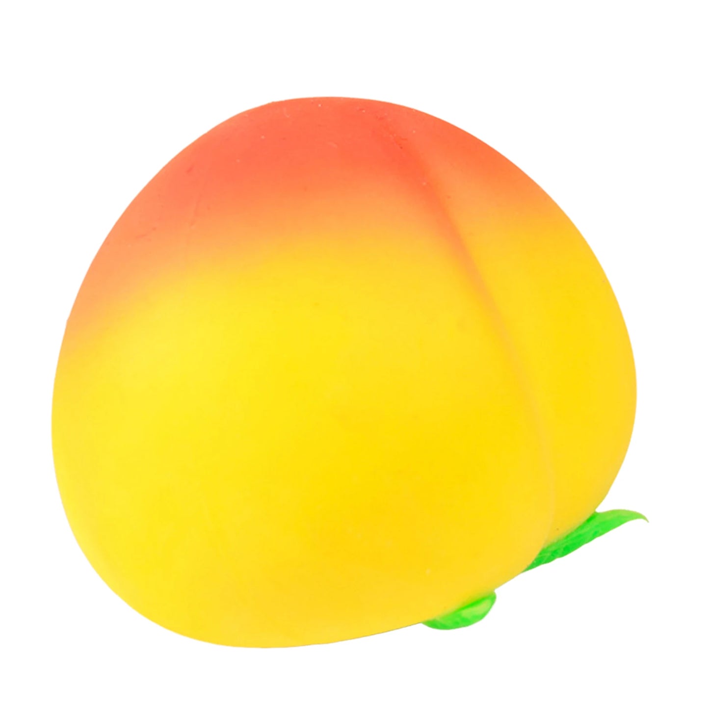 Peach Shaped Fruit Stress Ball,Anxiety Relief Squeeze Toy For Adults,Soft Slowing Rebound Simulated Fruit Foam Decompression Toy Peaceful Pleasures Health and Wellness YELLOW