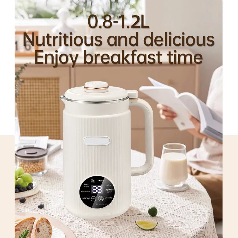 URGGU 1.2L Soybean Milk Maker & Heating Blender – 800W